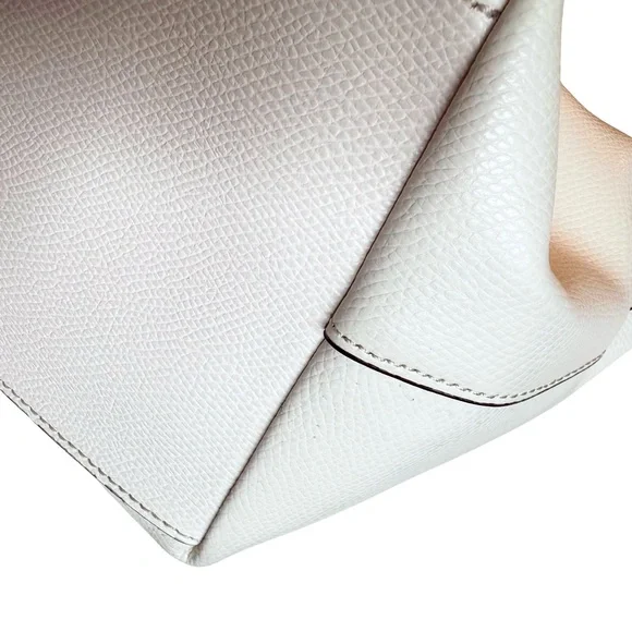 Coach Crossgrain Zip Tote — F36875, Chalk — Clean Interior - Picture 10 of 15